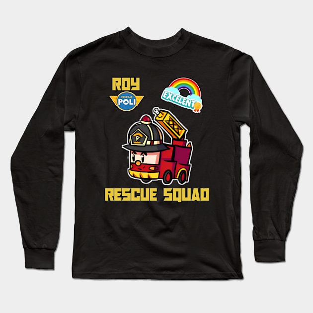 resque squad Long Sleeve T-Shirt by scary poter